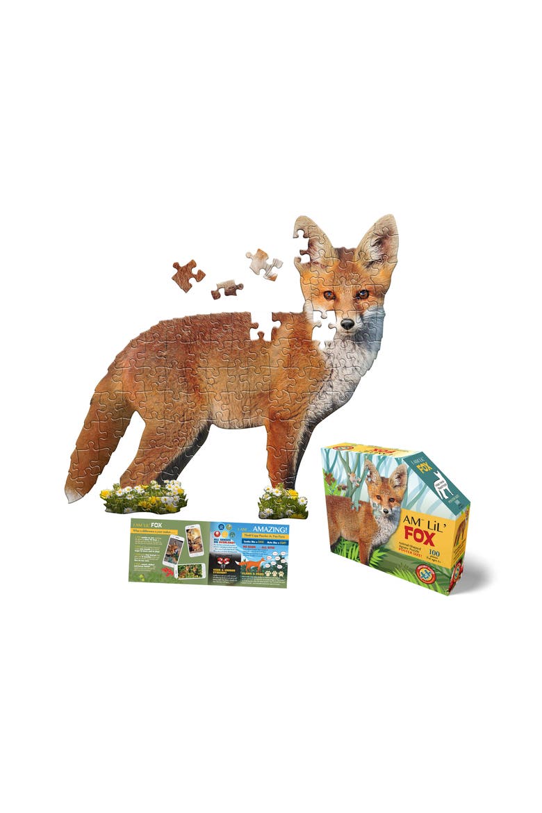Lil Fox 100 Piece Jigsaw Puzzle, Alternate, color, Multicolored