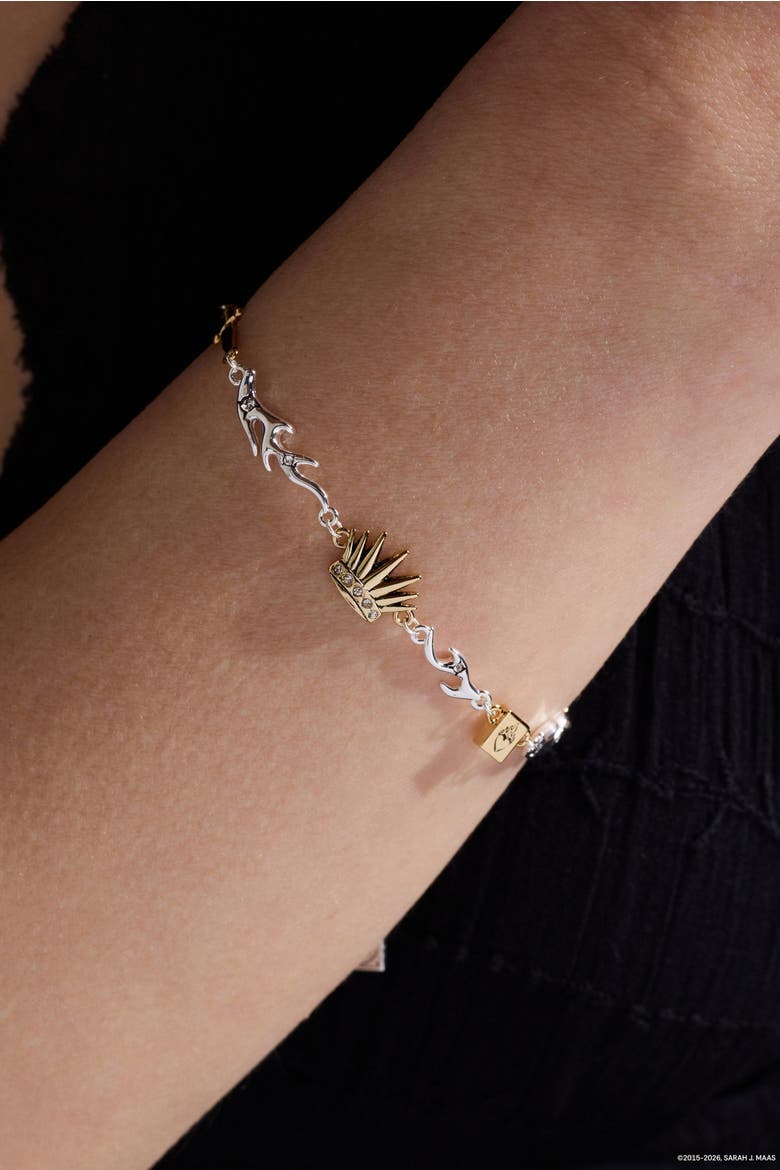A Court of Thorns and Roses Nesta Archeron Linear Bracelet, Alternate, color, Silver