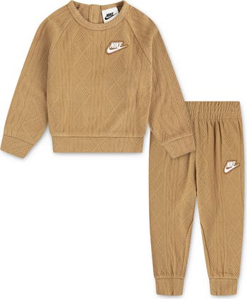 Nike Cable Knit Sweatshirt & Joggers Set | Nordstrom