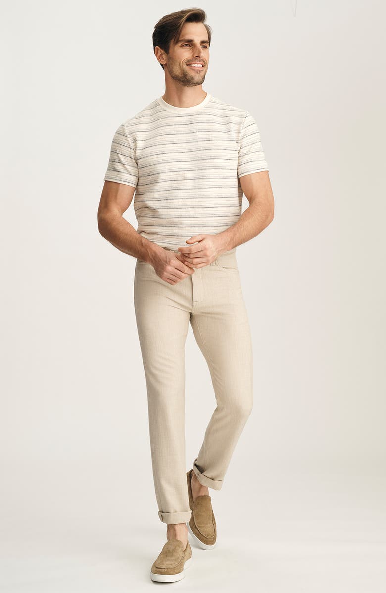 34 Heritage Courage Stretch Twill Straight Leg Pants, Alternate, color, Wheat Cross Twill