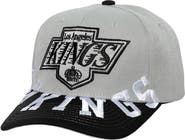 Mitchell & Ness Men's Mitchell & Ness Gray/Black Los Angeles Kings Underarch Two-Tone Pro Crown Snapback Hat