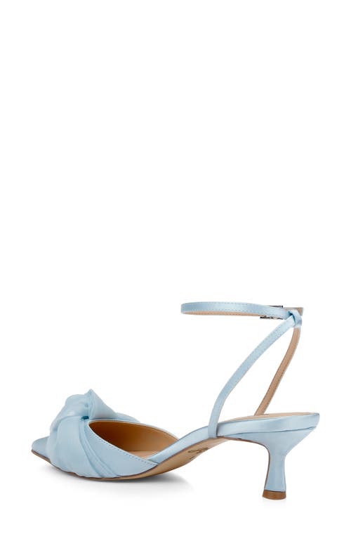 Jewel Badgley Mischka Favor Ankle Strap Pointed Toe Kitten Heel Pump