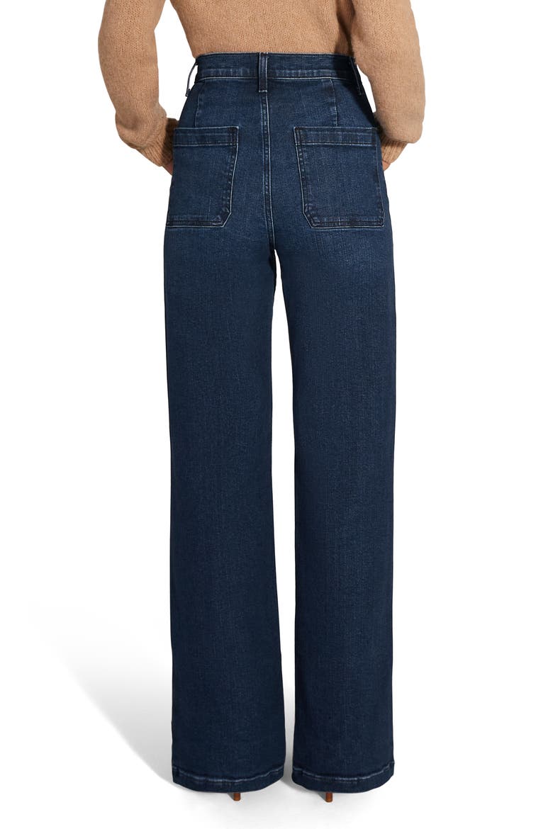 The Mischa Super High Waist Wide Leg Jeans, Alternate, color, COLUMBIA