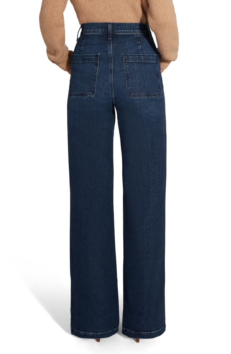 Favorite Daughter The Mischa Super High Waist Wide Leg Jeans, Alternate, color, 