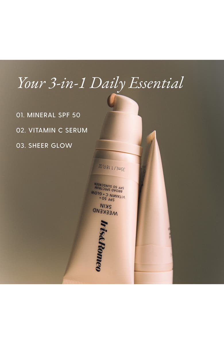 IRIS&ROMEO Weekend Skin SPF 50, Alternate, color, Bronze Glow