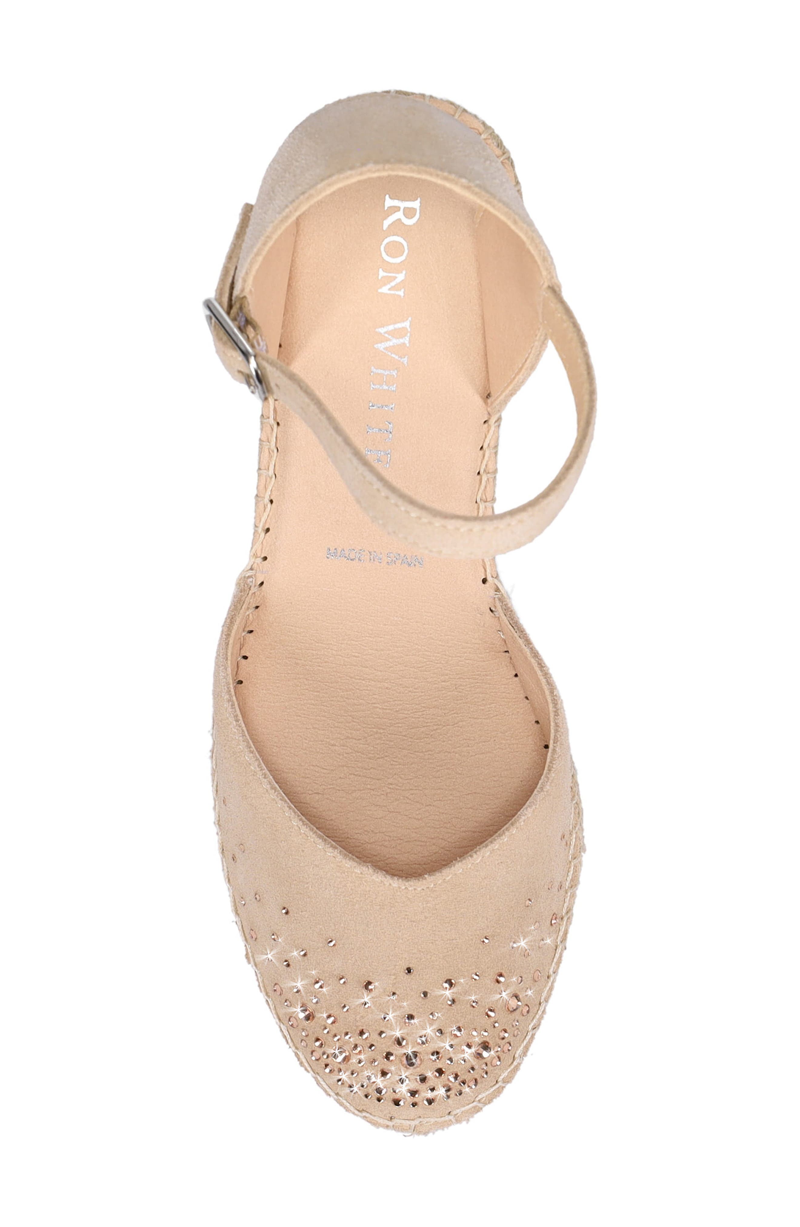 Ron White Breeza Wedge Sandal, Alternate, color, Oyster