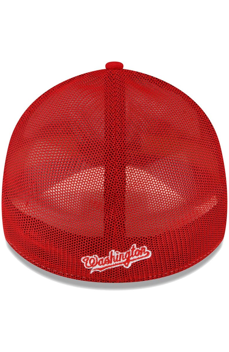 New Era Men's New Era Red/White Washington Nationals 2023 On-Field Batting Practice 39THIRTY Flex Hat, Alternate, color, White