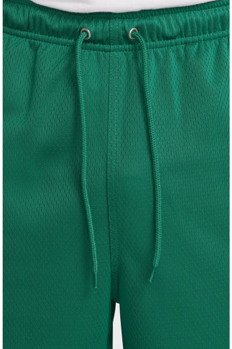 Club Flow Mesh Athletic Shorts, Alternate, color, 365 MALACHITE/WHITE