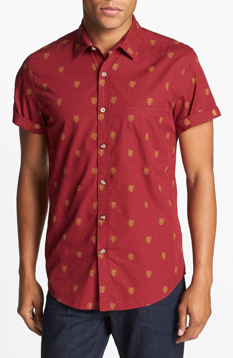 Topman 'Bears - High Roller' Shirt, Main, color,