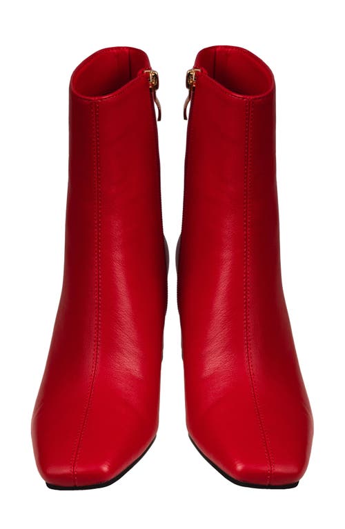 Ninety Union Mona Square Toe Wedge Boot In Purple