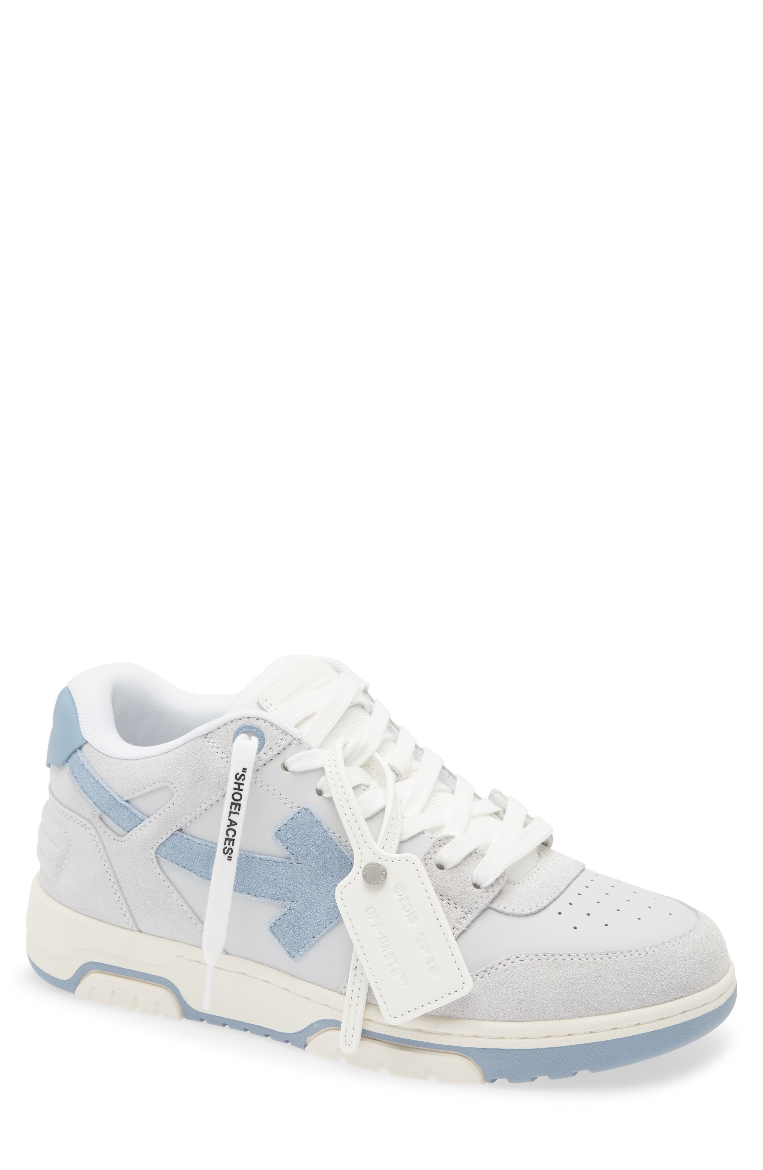 Off-White Out of Office Low Top Sneaker, Main, color, Medium Grey - Dusty Blue
