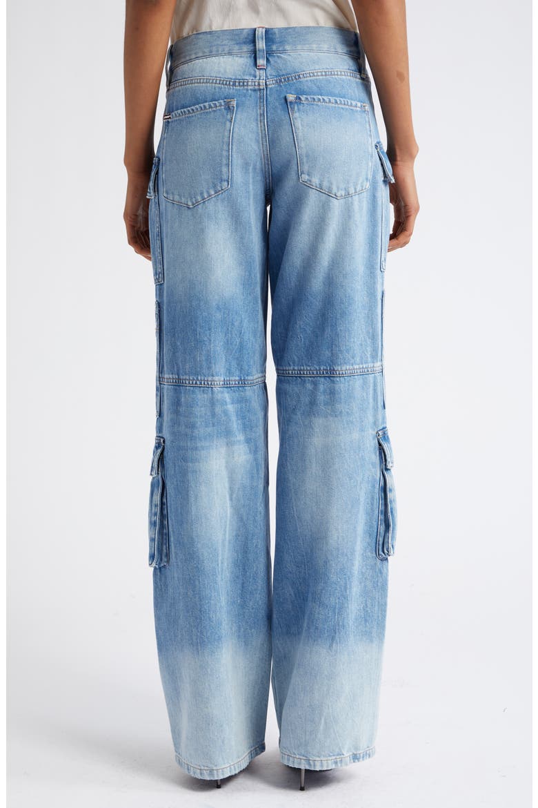 Cay Baggy Cargo Jeans, Alternate, color, BREA BLUE
