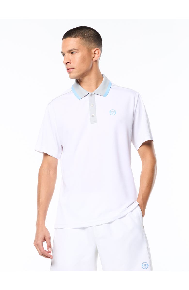 Sergio Tacchini Racchetto Polo, Main, color, Brilliant White