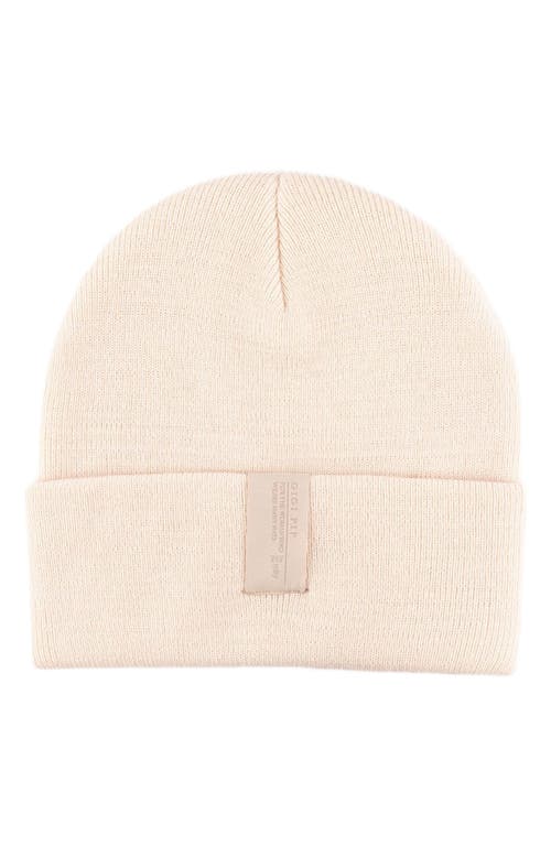 Gigi Pip Shay Soft Knit Beanie in Cream 