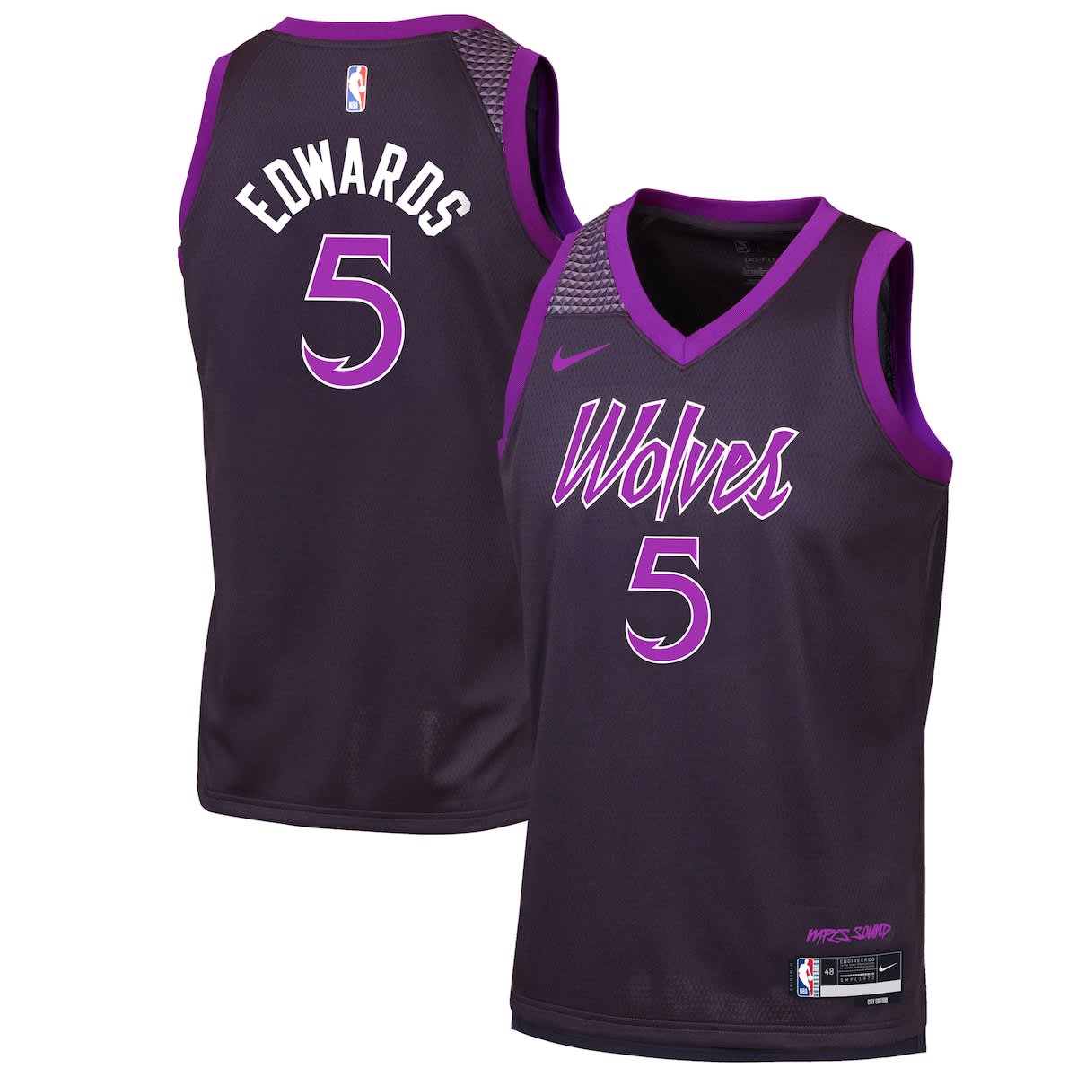 timberwolves jersey purple