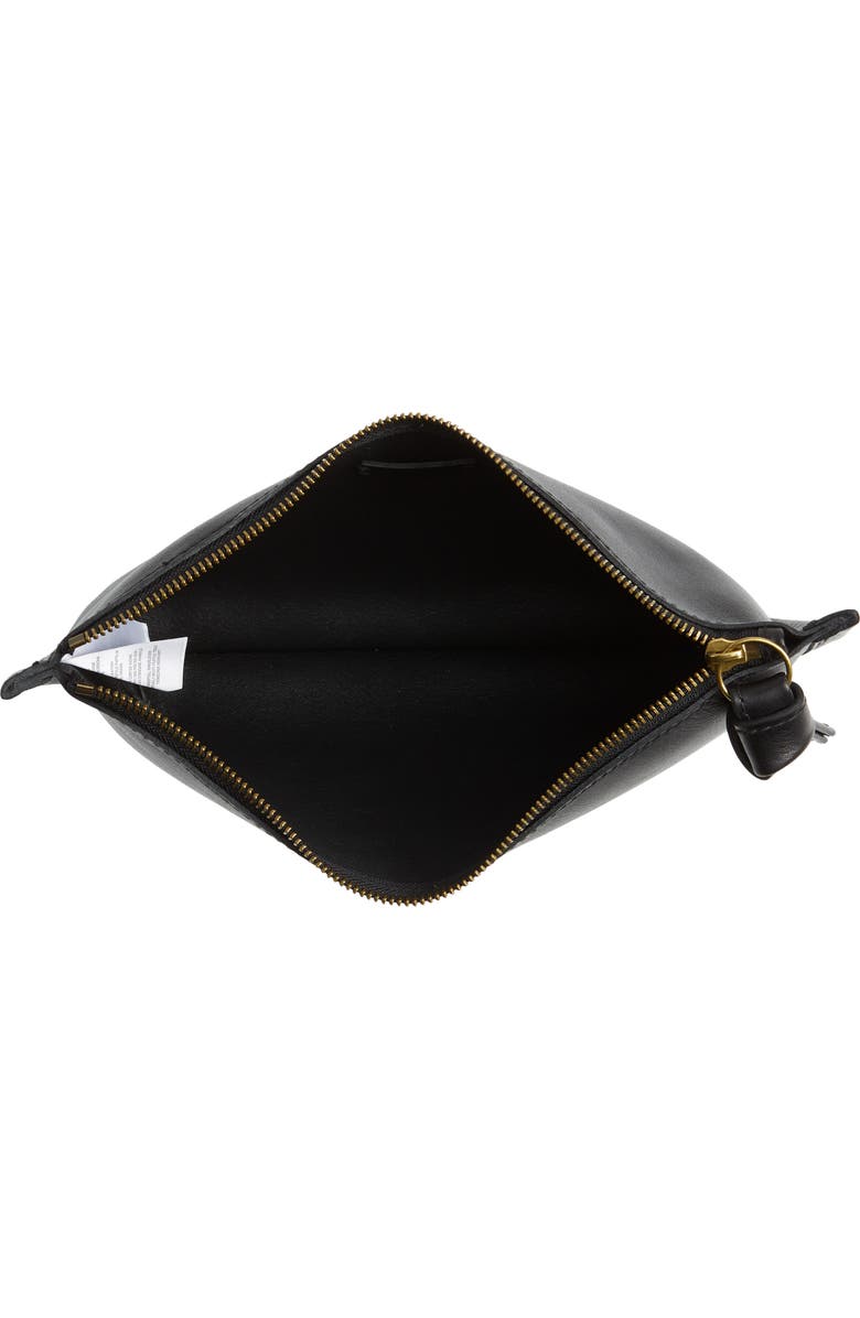 Madewell The Sydney Leather Clutch Bag, Alternate, color,