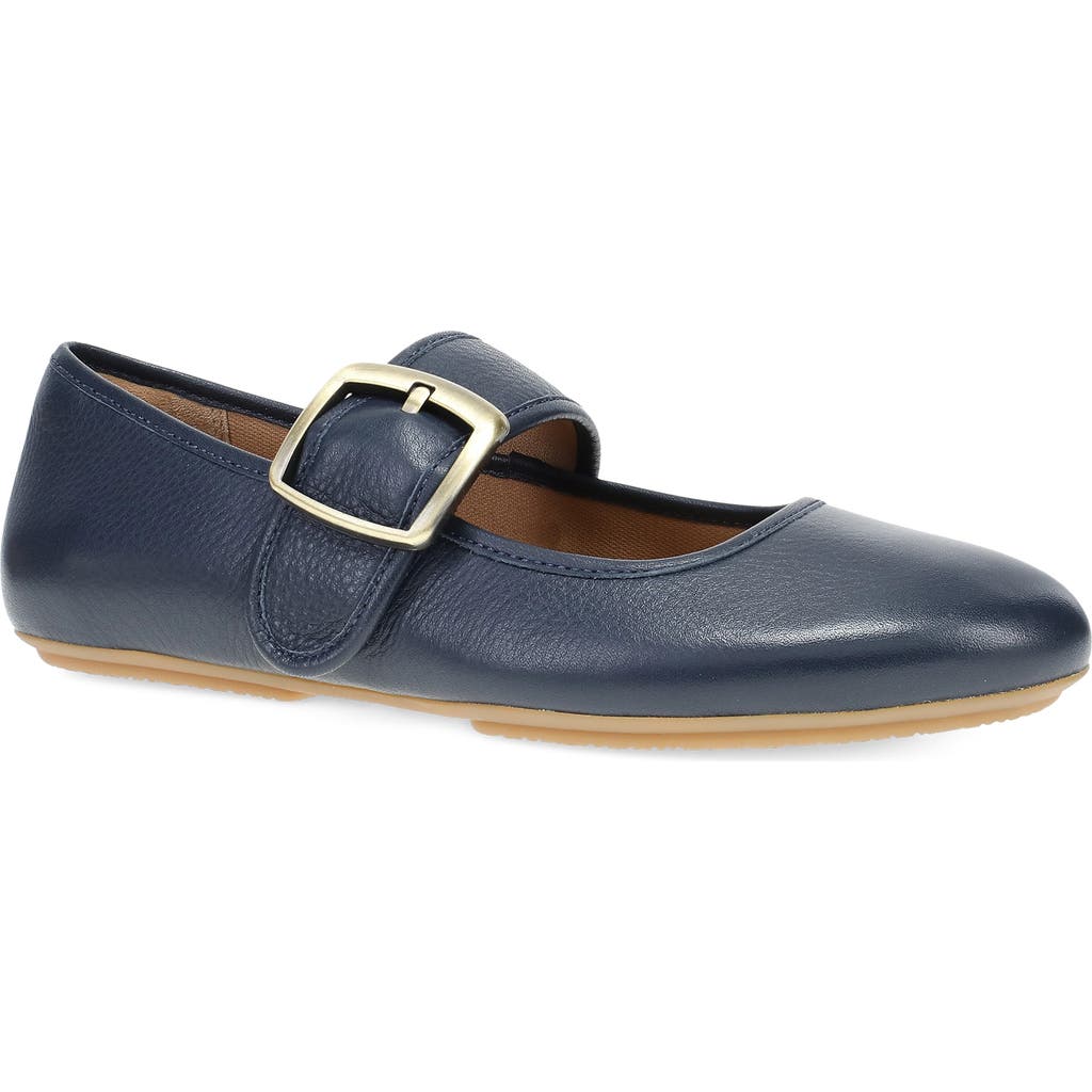 Dansko Matilda Mary Jane Flat in Navy at Nordstrom, Size 37