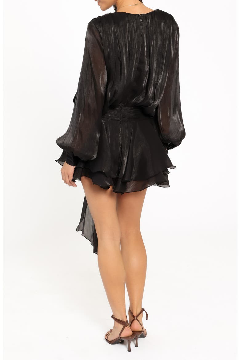 Adena Minidress, Alternate, color, BLACK