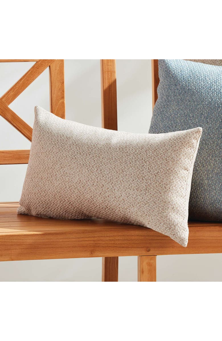 Napa Home & Garden Blake Lumbar Indoor-Outdoor Pillow, Alternate, color, Beige