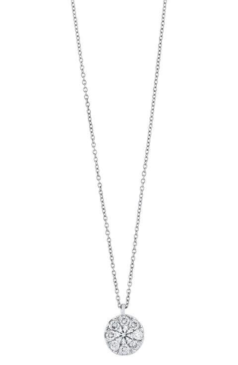 Mika Diamond Cluster Disc Pendant Necklace (Nordstrom Exclusive)