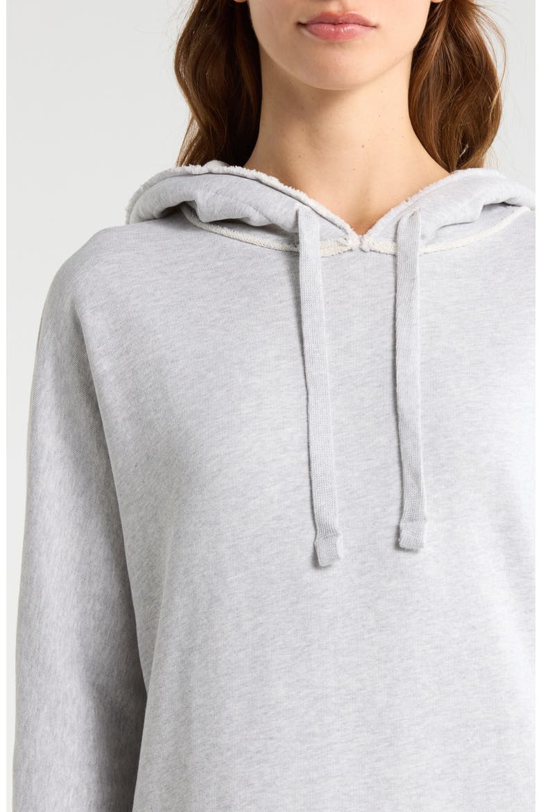 James Long Sleeve Hoodie Dress, Alternate, color, GRAY MELANGE