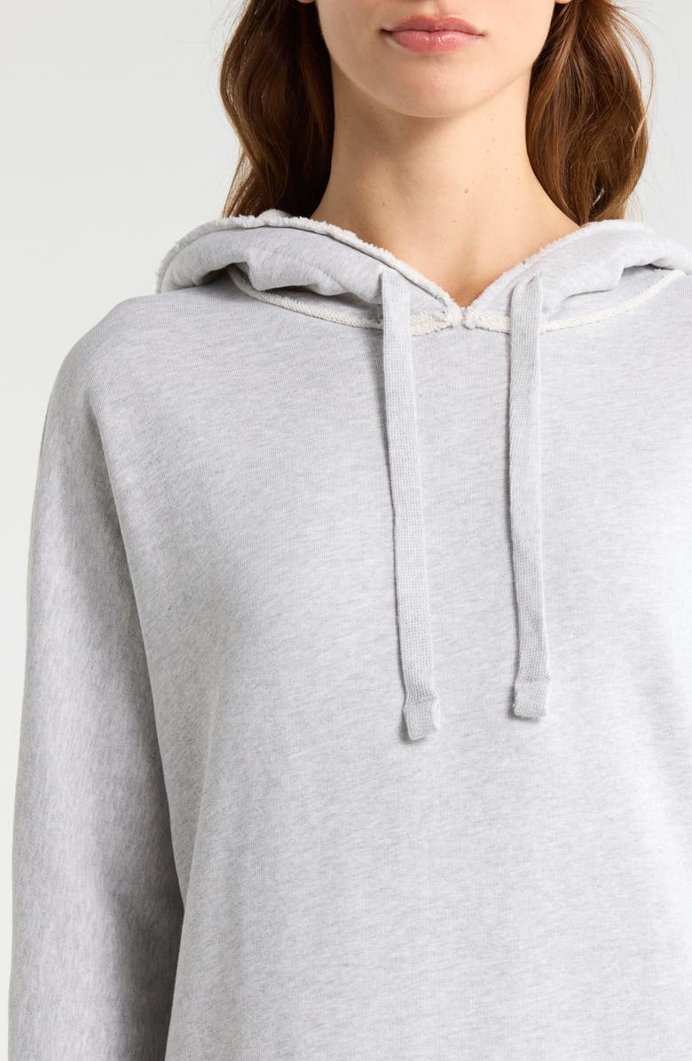 Frank & Eileen James Long Sleeve Hoodie Dress, Alternate, color, Gray Melange
