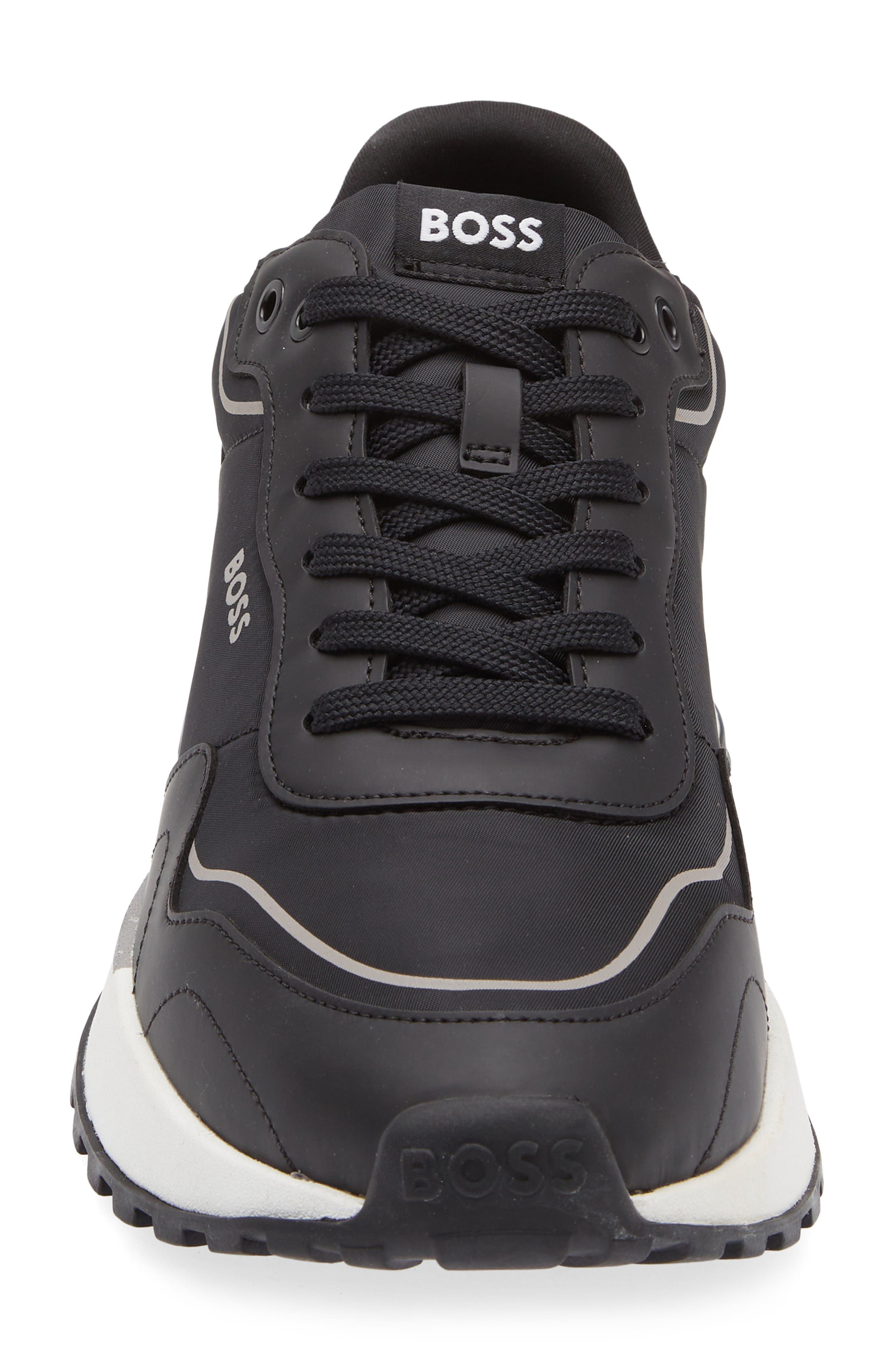 BOSS Jonah Runn Sneaker, Alternate, color, Black
