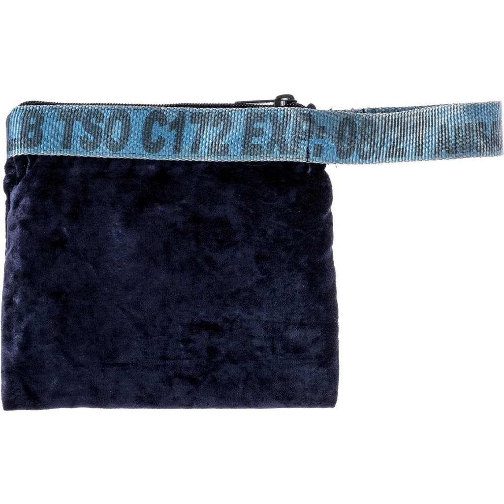 Puebco Vintage Sling Belt Pouch In Navy Blue