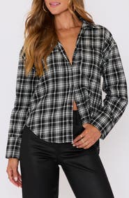 VICI Collection Brooklyn Plaid Button-Up Shirt