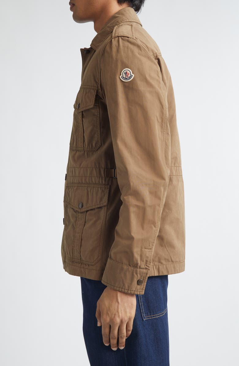 Moncler Amnicon Canvas Field Jacket, Alternate, color, Coriander