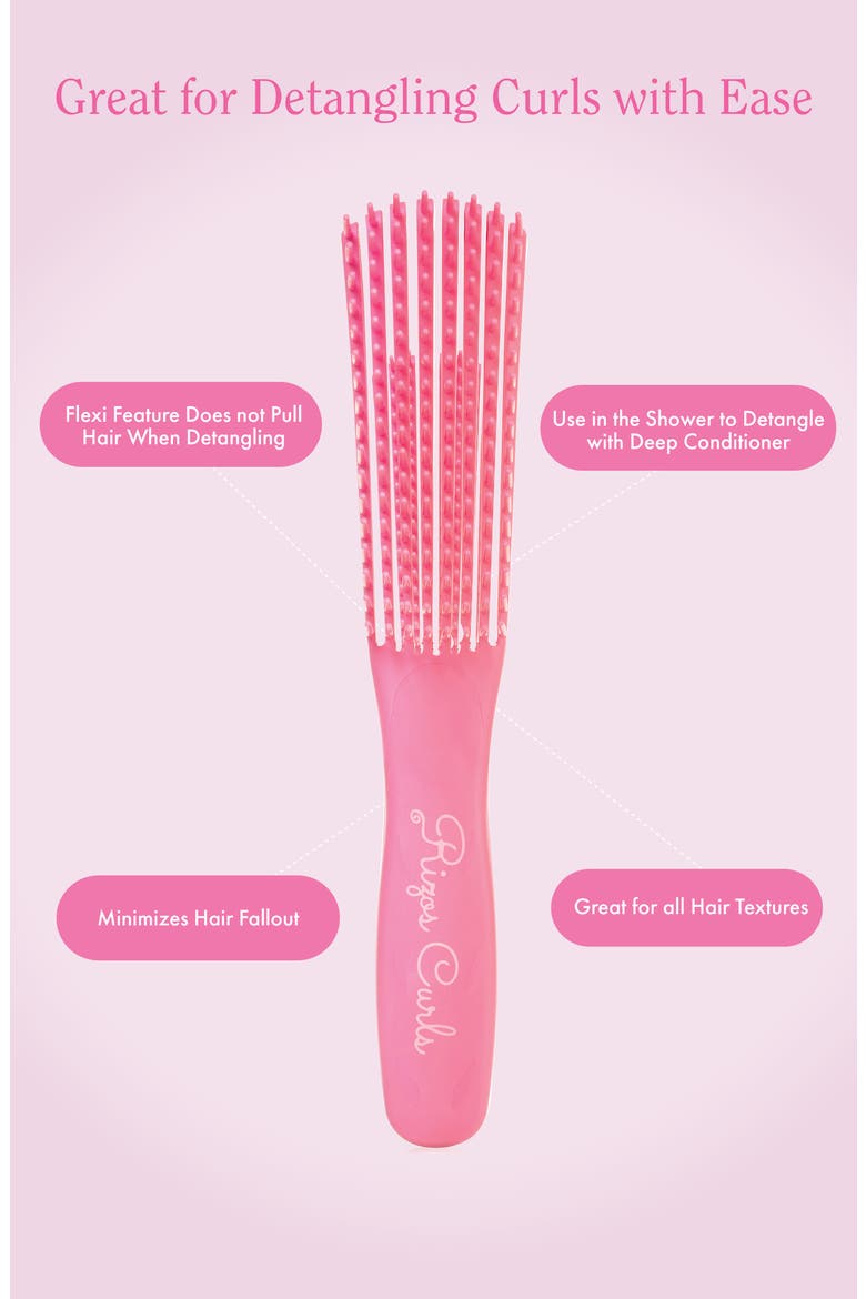 Detangling Flexi Brush, Alternate, color, PINK