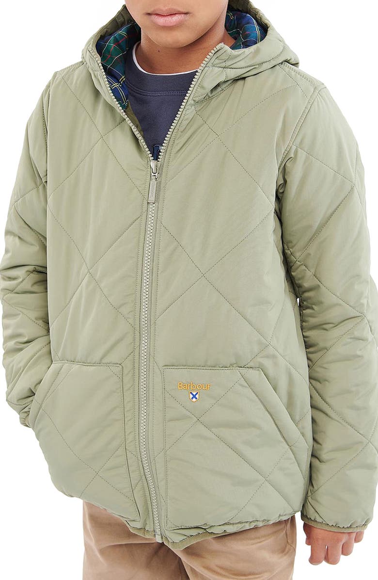Barbour Kids' Quibb Quilted Jacket, Alternate, color,
