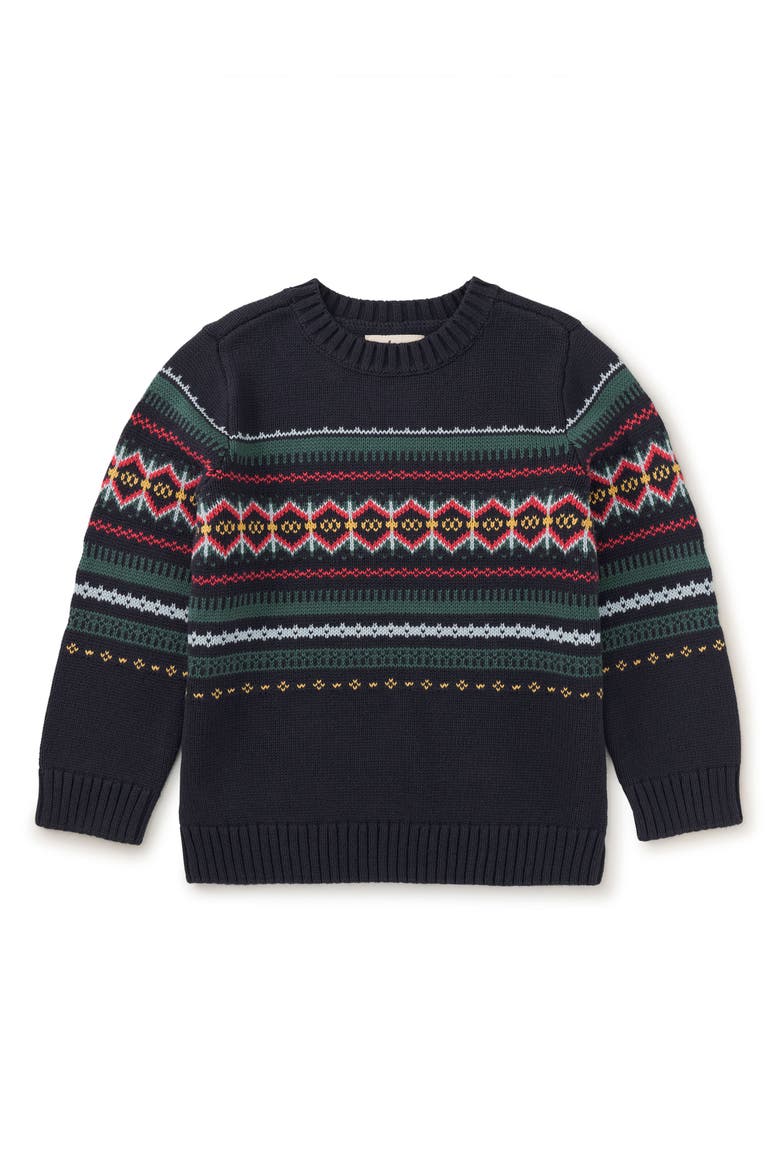 Crew Neck Sweater, Main, color, Indigo