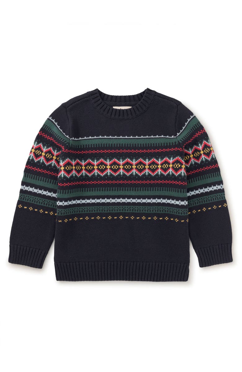 Tea Collection Crew Neck Sweater, Main, color, 