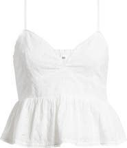 BP. Pretty Cotton Eyelet Babydoll Top