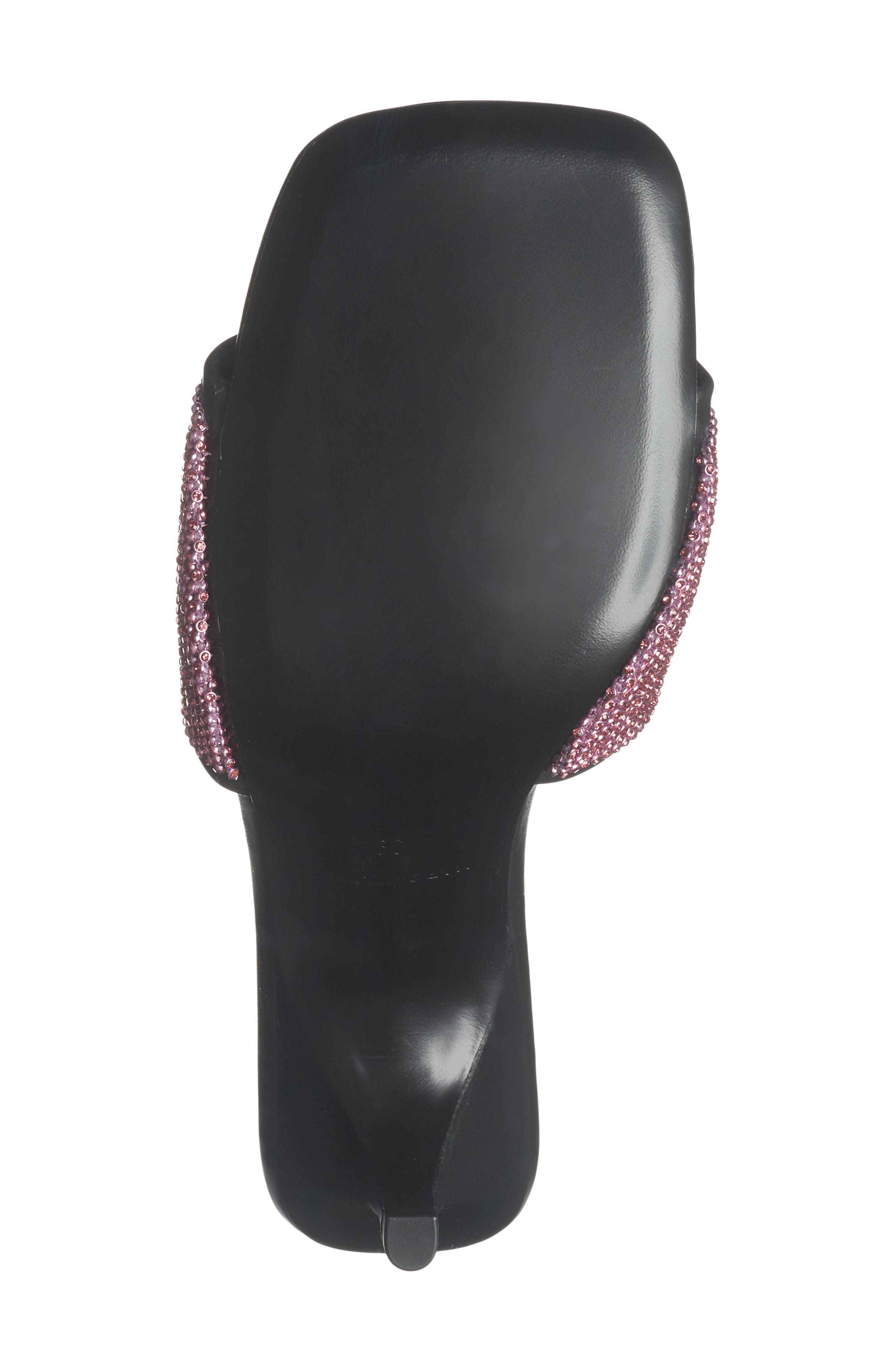 Marc Jacobs The 'J' Slide Sandal, Alternate, color, Black/ Petal Pink