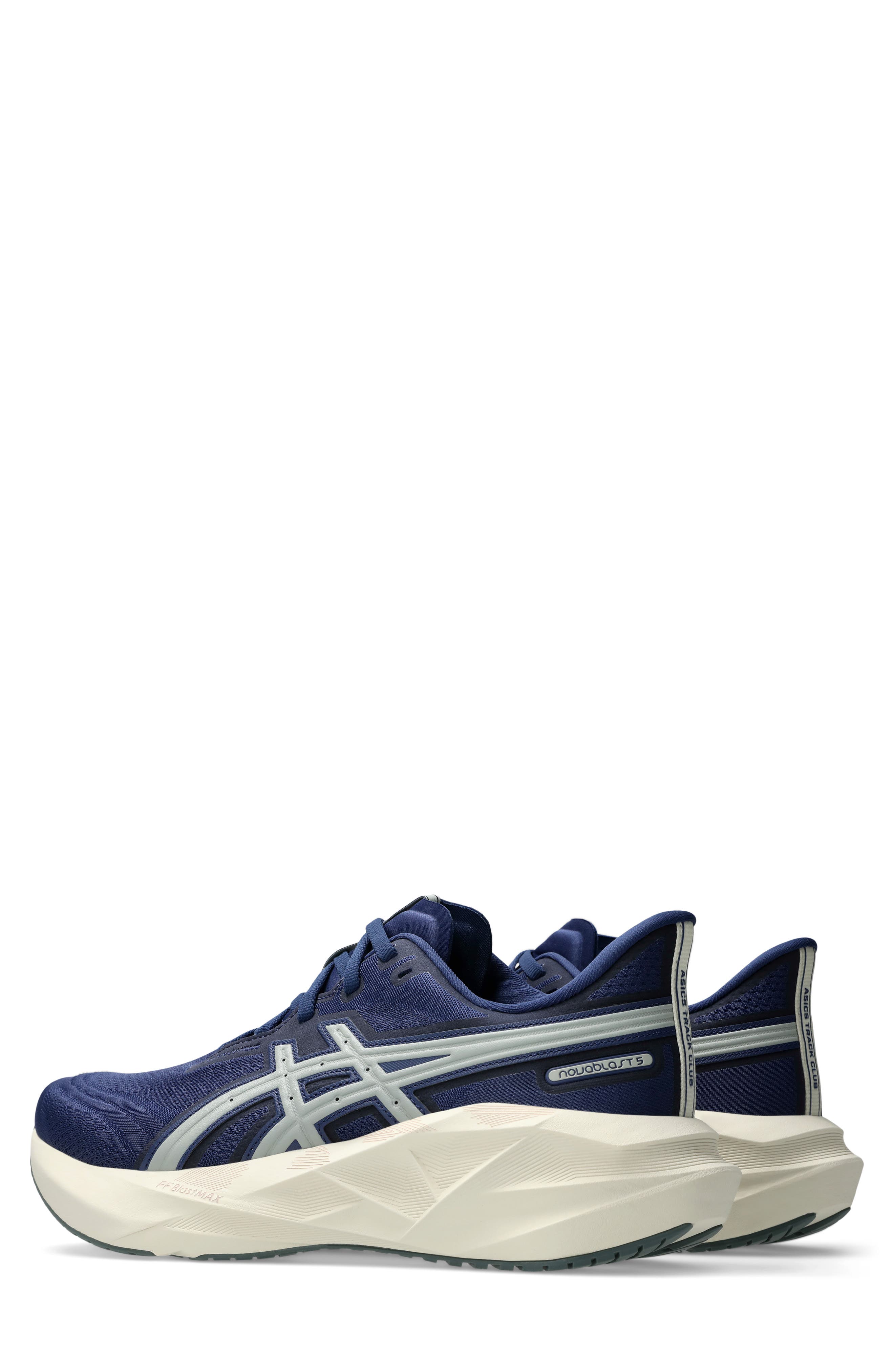 ASICS<sup>®</sup> NOVABLAST<sup>®</sup> 5 ATC Track Club Running Shoe, Alternate, color, Indigo Blue/ Seal Grey