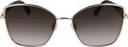 FERRAGAMO Gancini Tea Cup 60mm Gradient Butterfly Sunglasses