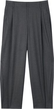 Gobi Cashmere Barrel-Leg Cashmere Pants