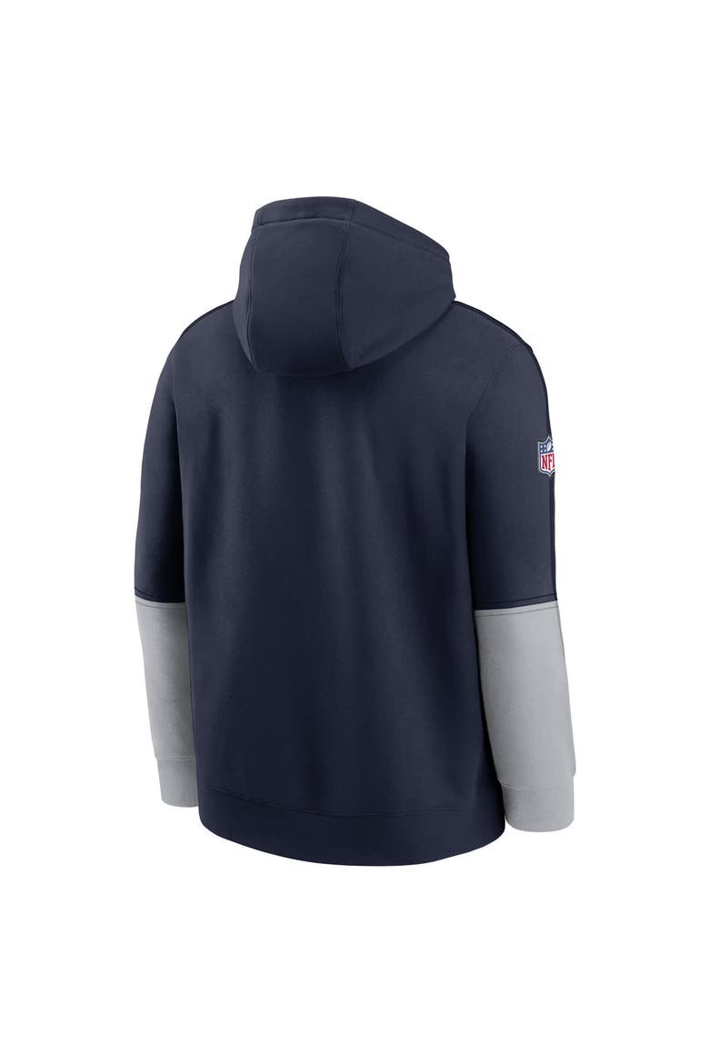 Men's Nike Navy Dallas Cowboys Sideline Club Pullover Hoodie, Alternate, color, Navy