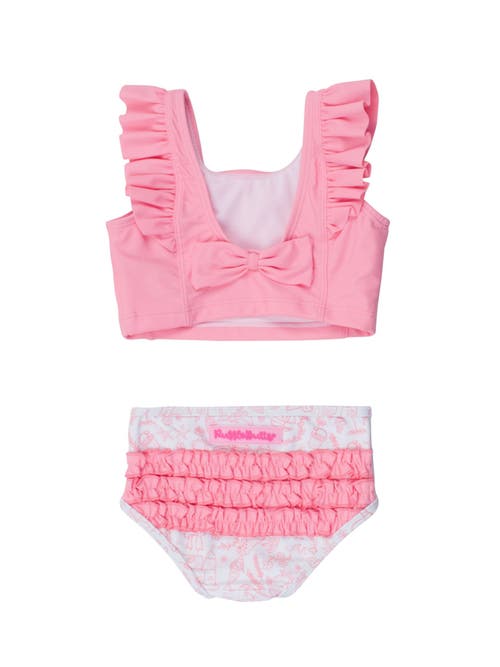 Shop Rufflebutts Girls Upf50+ Waterfall Tankini In By The Seaside