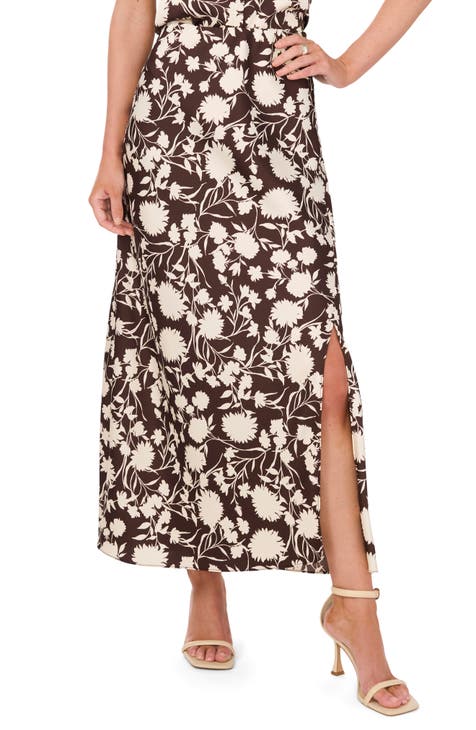 Side Slit Midi Skirt