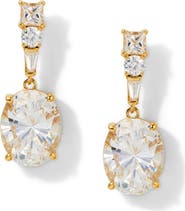 Nadri Delphine Oval Cubic Zirconia Drop Earrings