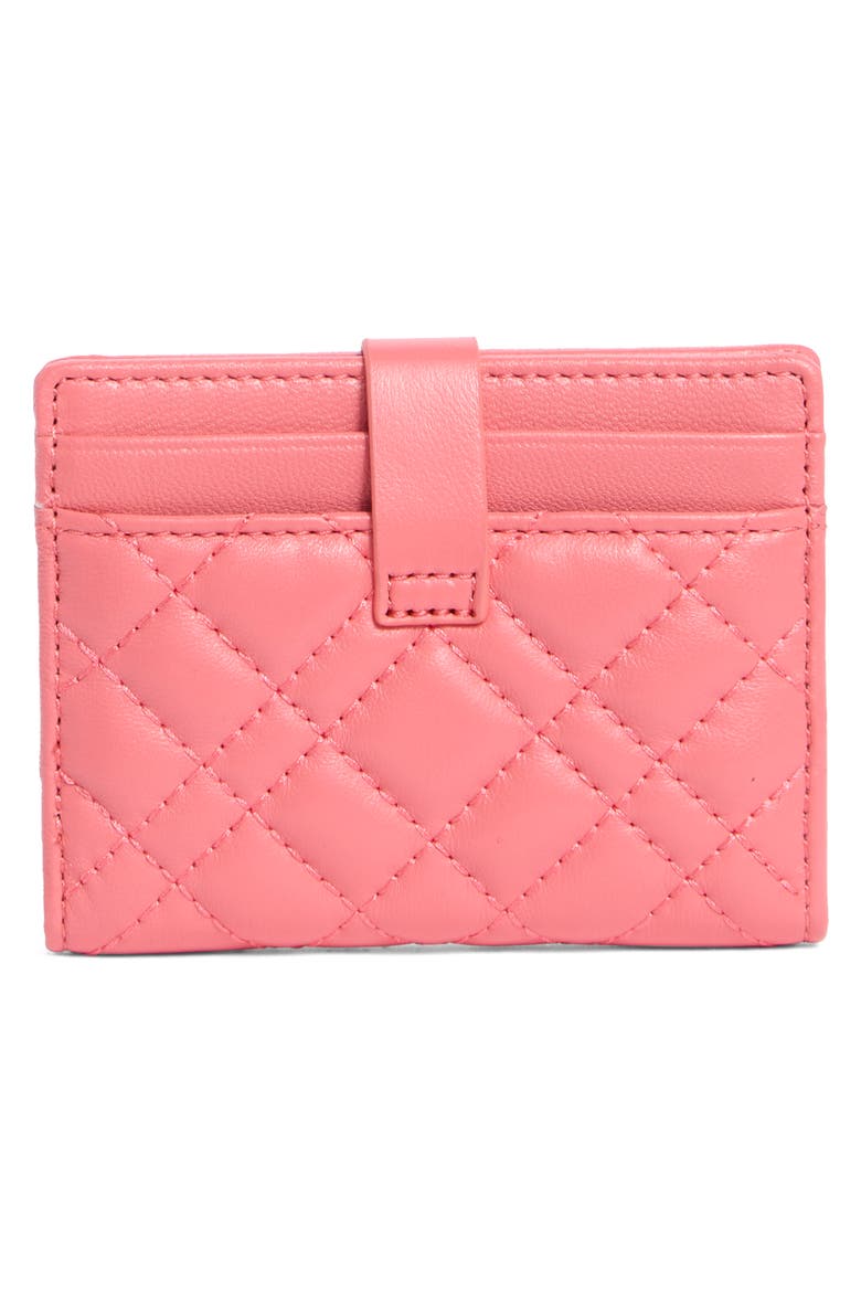 Brixton Card Case, Alternate, color, PINK