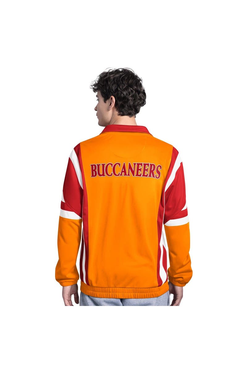 STARTER Men's Starter Orange Tampa Bay Buccaneers Contender Vintage Logo Full-Zip Track Jacket, Alternate, color, Orange