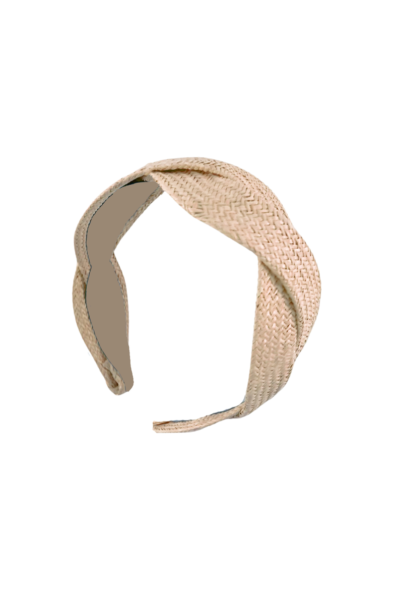 Seaside Waves Headband, Main, color, Natural