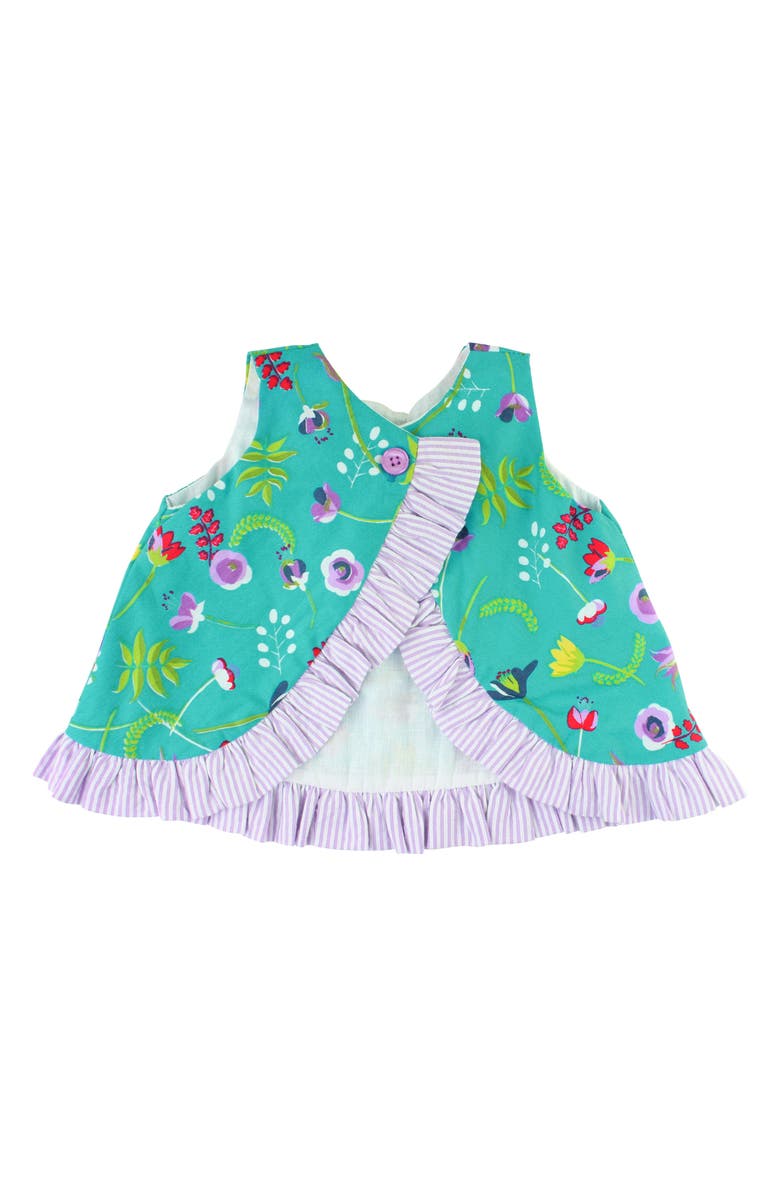 RuffleButts Sweet Meadow Swing Top & Bloomers Set, Alternate, color, 