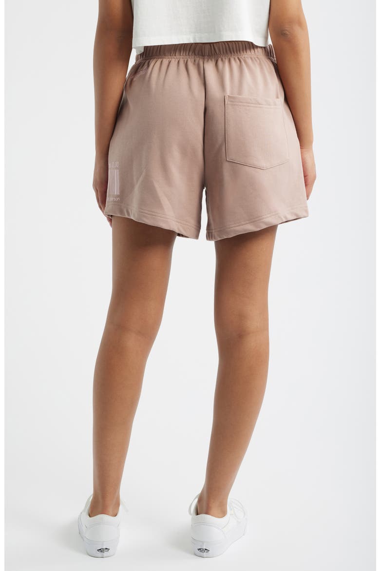 It Costs $0 High Waist Sweat Shorts, Alternate, color, TAUPE