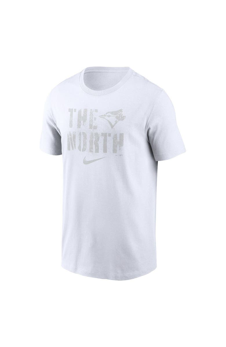 Nike Men's Nike White Toronto Blue Jays The North Local Team T-Shirt, Alternate, color, 