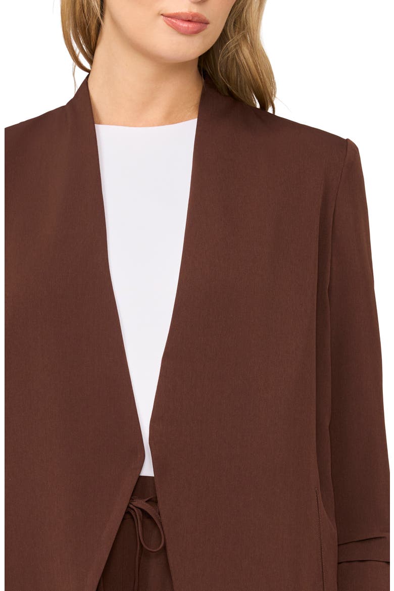 Open Front Blazer, Alternate, color, CHICORY COFFEE